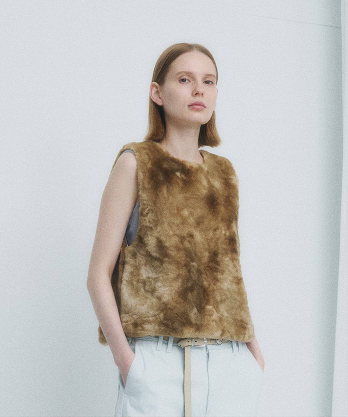 CALMER FUR VEST / ファーベスト FUR VEST / ファーベスト（ベスト）｜CALMER（カルメール）の通販