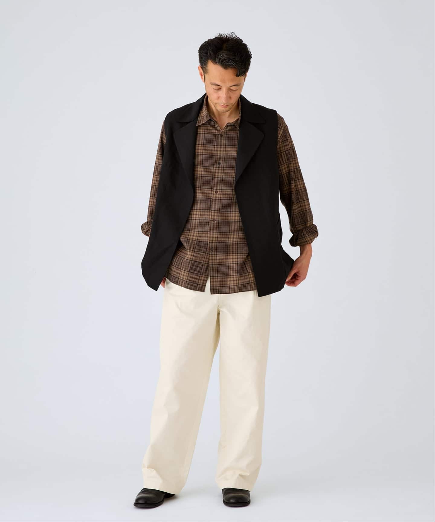 WOOL TAILORED ベスト（ウールリネン）（ベスト）｜EDIFICE