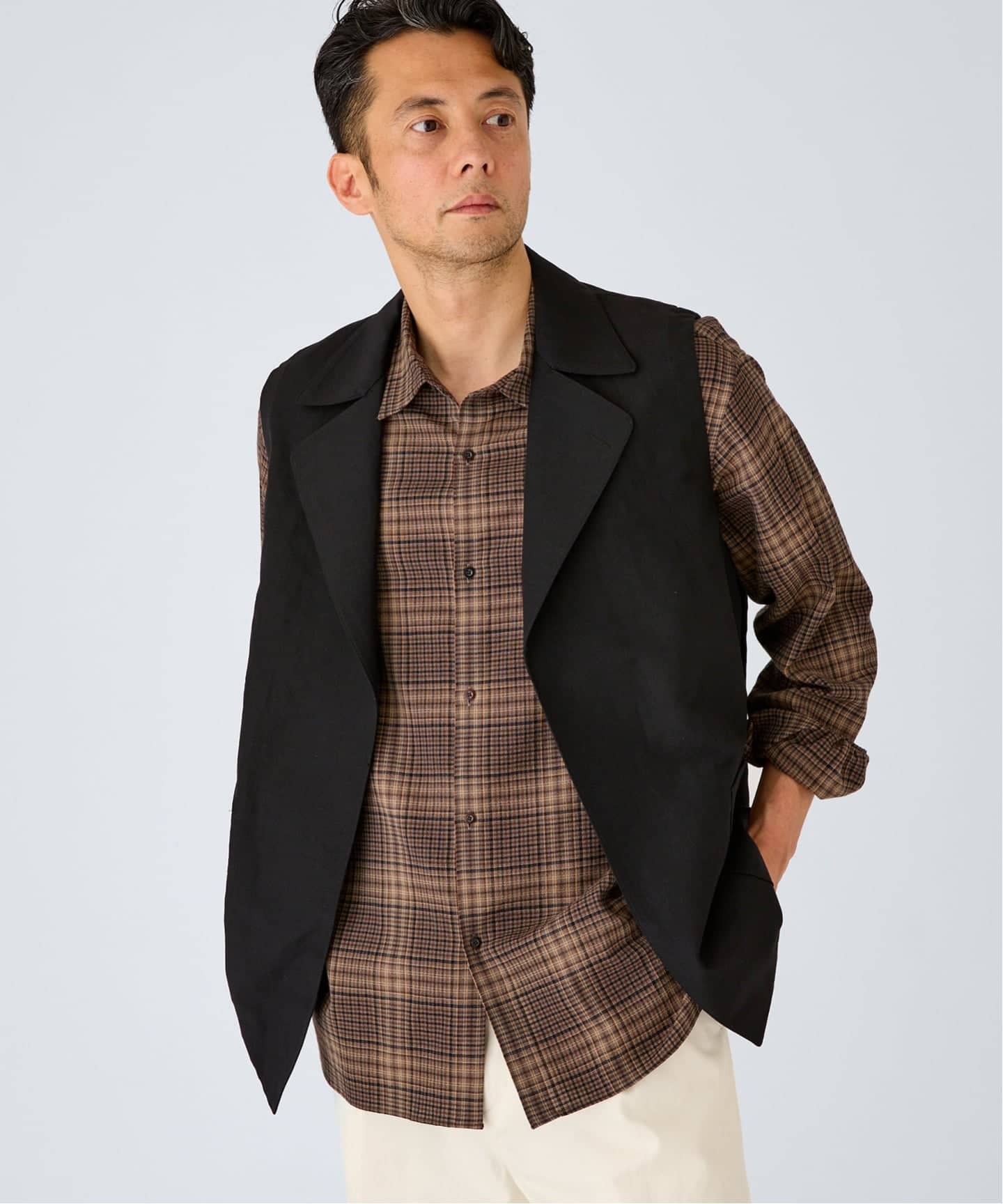 WOOL TAILORED ベスト（ウールリネン）（ベスト）｜EDIFICE