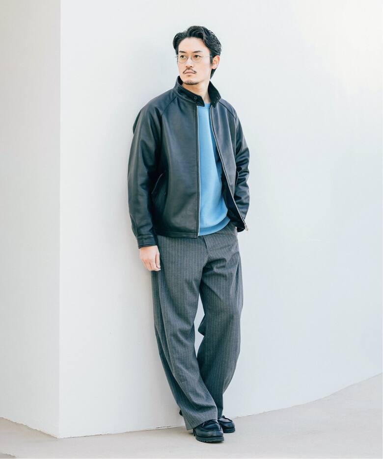 ラム レザー ドライビング ブルゾン（レザージャケット）｜EDIFICE 