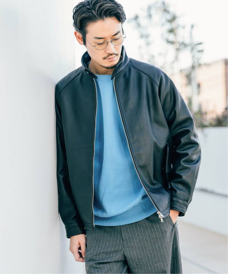 ラム レザー ドライビング ブルゾン（レザージャケット）｜EDIFICE 