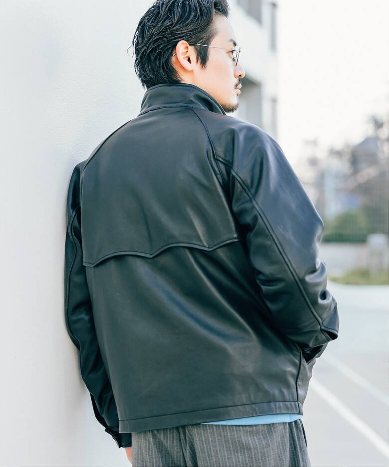 ラム レザー ドライビング ブルゾン（レザージャケット）｜EDIFICE 