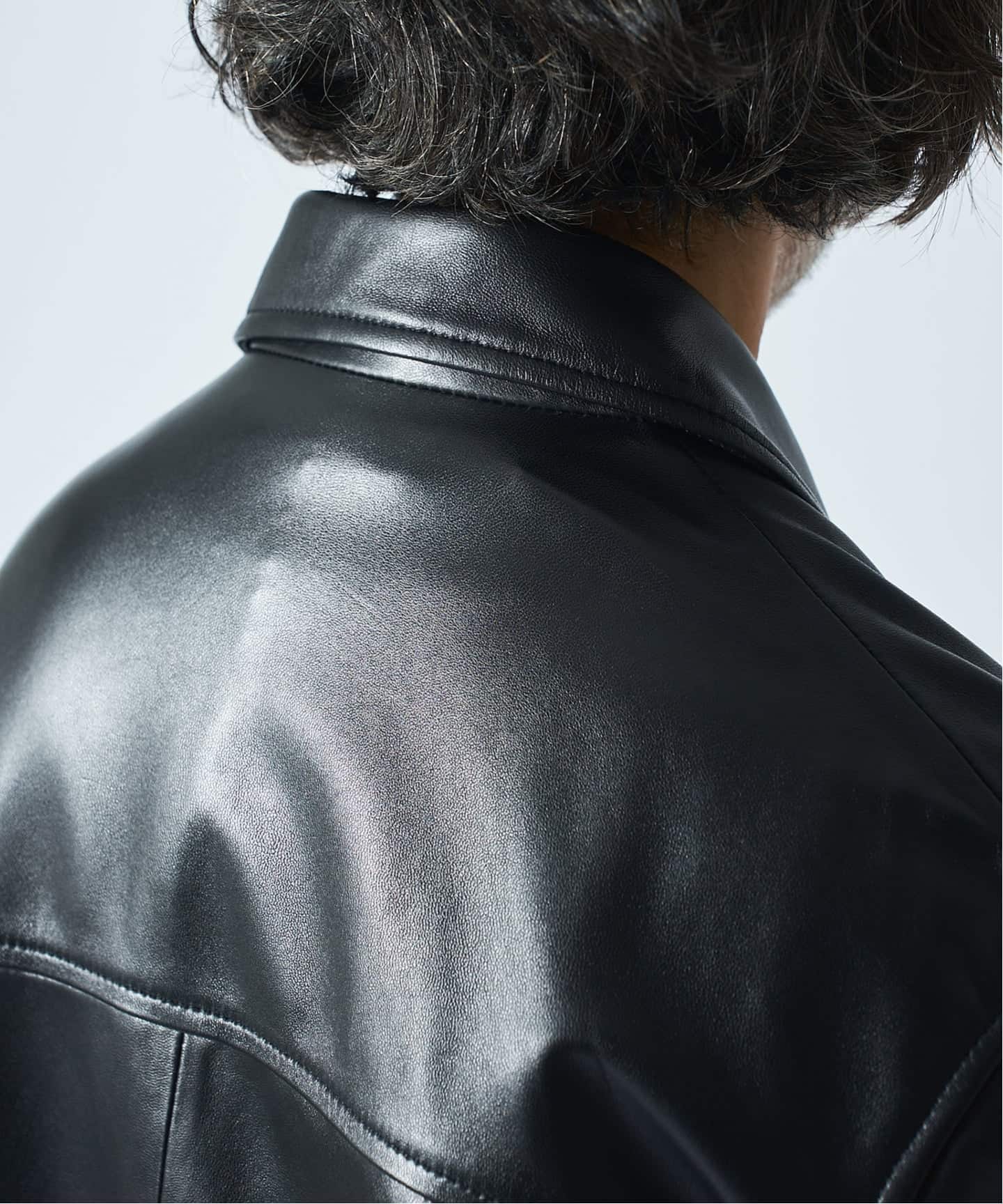 予約》シープレザー カーコート（レザージャケット）｜EDIFICE
