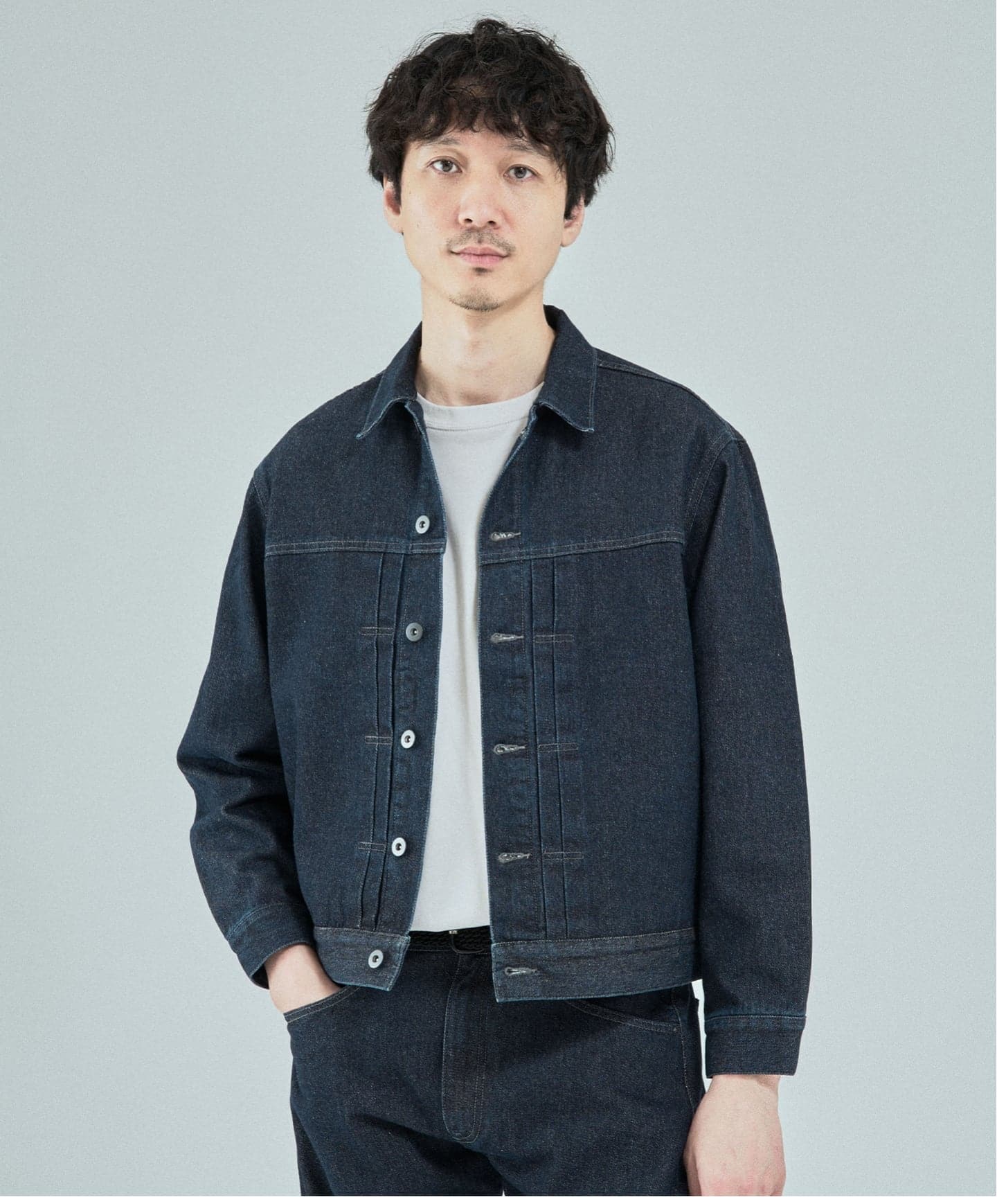 【EDIFICE】DENIM トラッカージャケット COLOR DENIM トラッカージャケット（デニムジャケット）｜EDIFICE