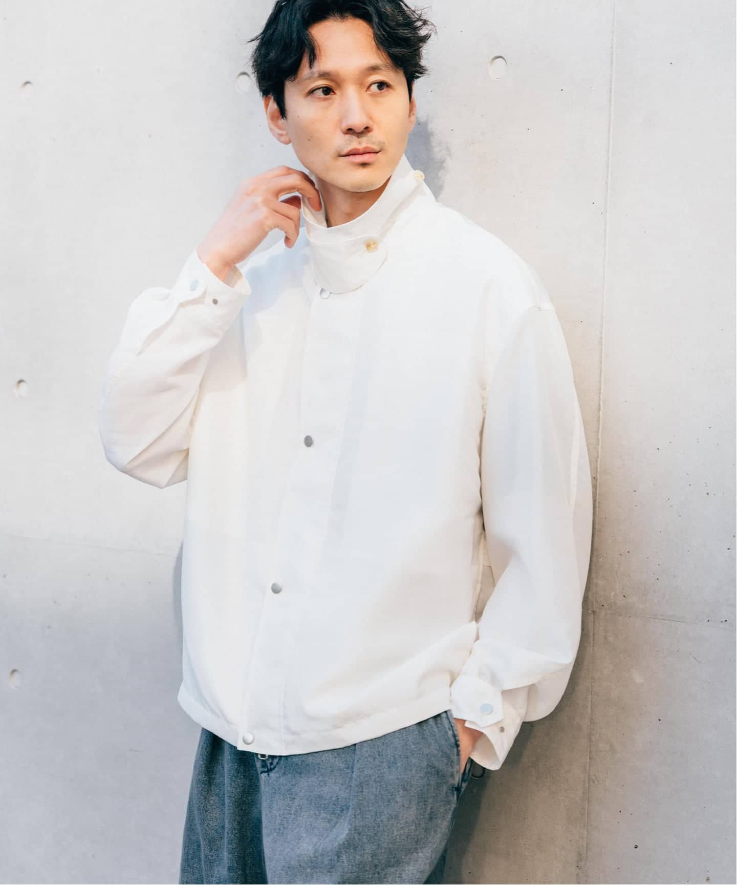 ライト シャンブレー ショート ブルゾン（その他ブルゾン／アウター