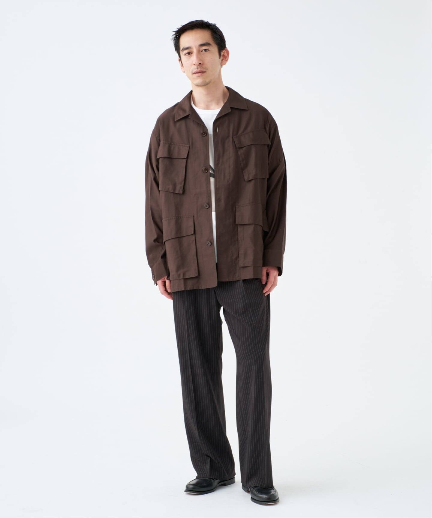 ETS.MATERIAUX(マテリオ) スーピマ ファティーグ ジャケット