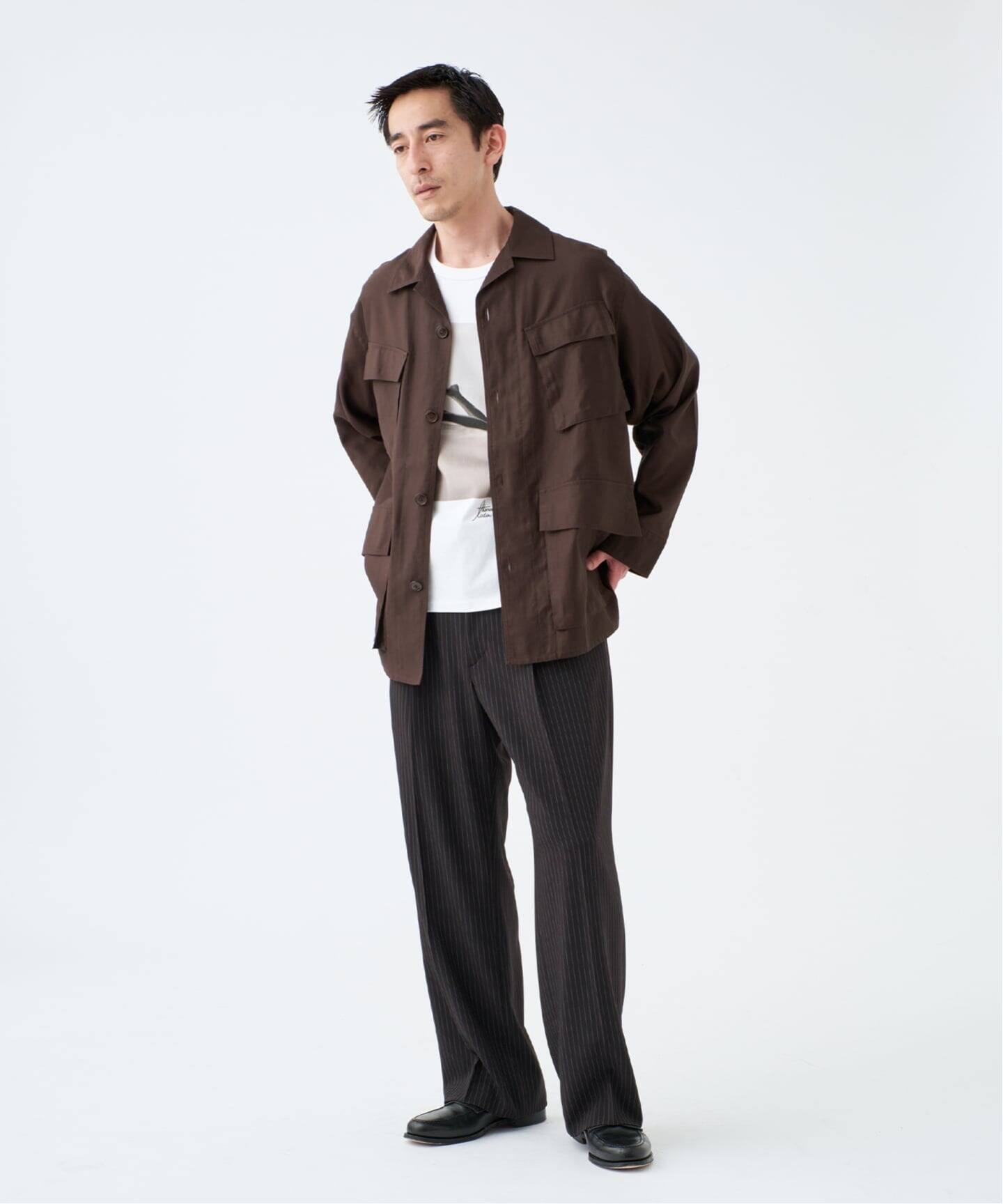 ETS.MATERIAUX(マテリオ) スーピマ ファティーグ ジャケット