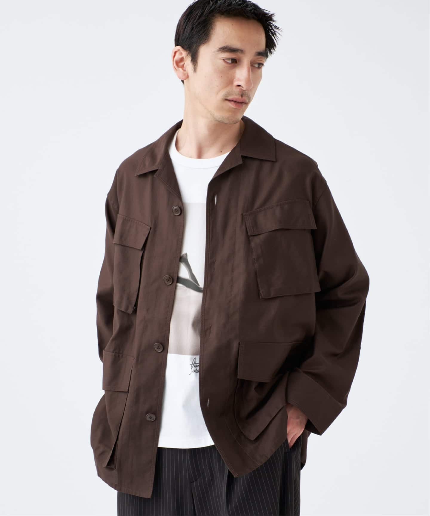 ETS.MATERIAUX(マテリオ) スーピマ ファティーグ ジャケット