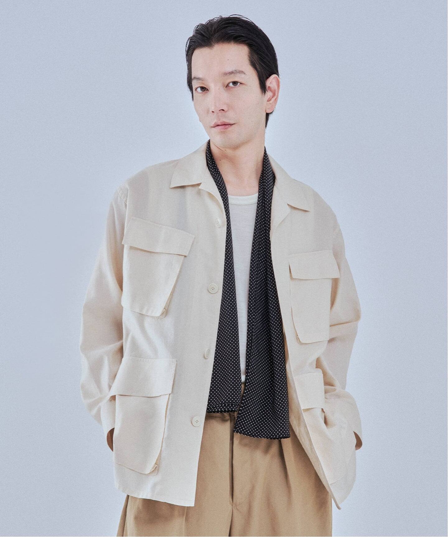 ETS.MATERIAUX(マテリオ) スーピマ ファティーグ ジャケット
