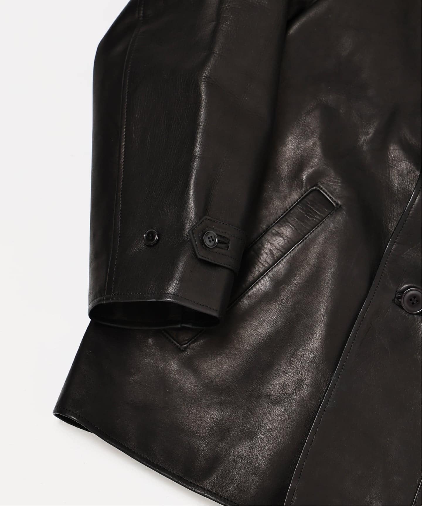 L`etiquette × EDIFICE】Le Corbusier レザー ジャケット（レザー