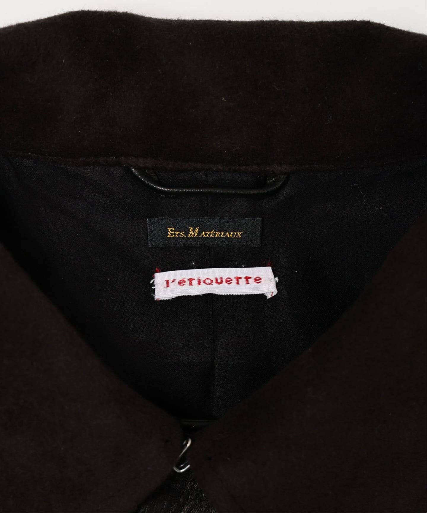 L`etiquette × EDIFICE】Le Corbusier レザー ジャケット（レザー