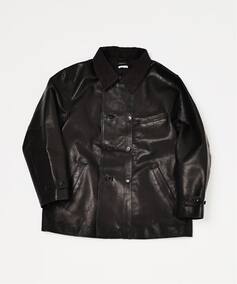 L`etiquette × EDIFICE】Le Corbusier レザー ジャケット（レザー 