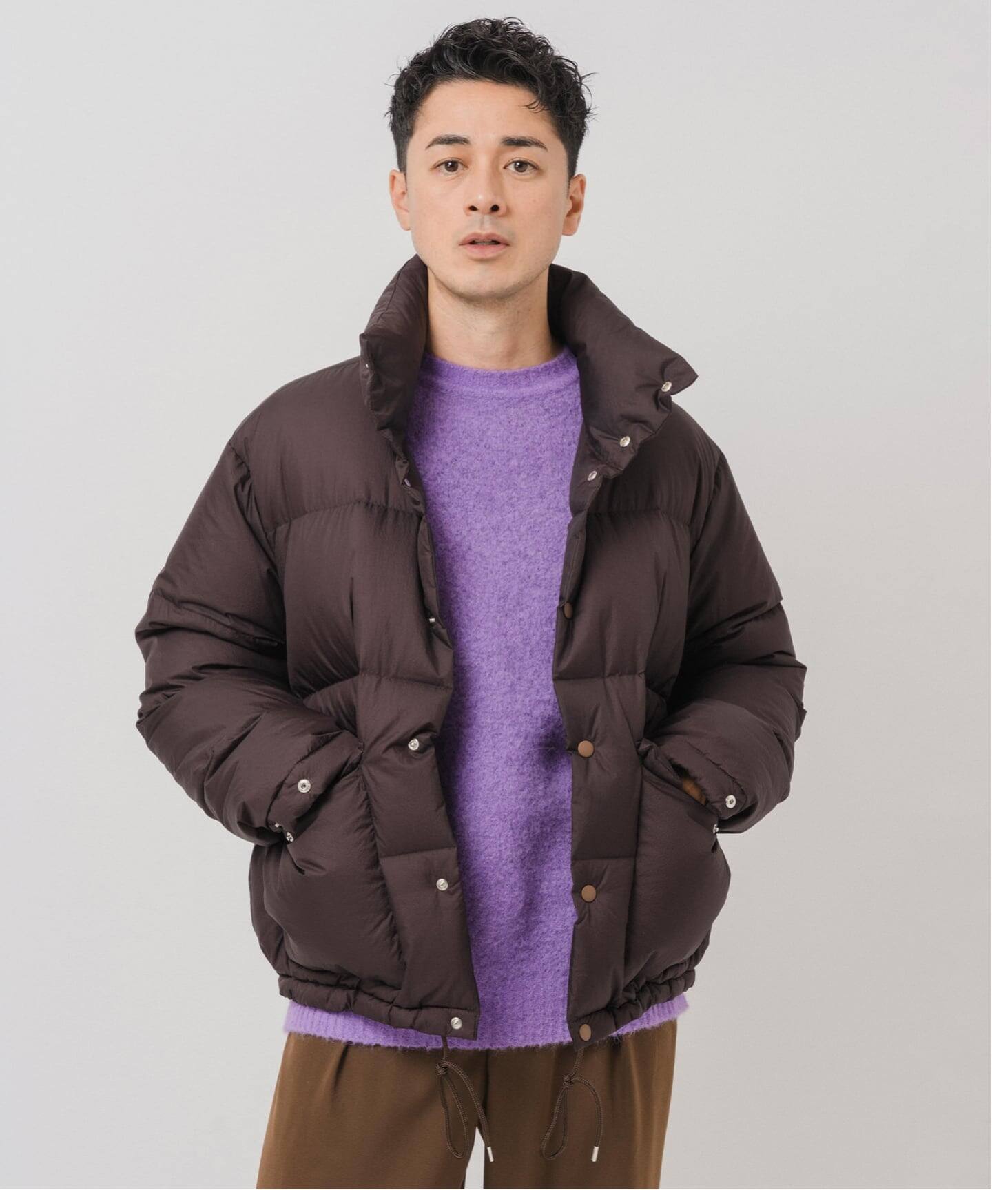 エディフィス（EDIFICE）/E． MICRO LIP ダウンブルゾン E. MICRO LIP ダウンブルゾン（ダウンジャケット）｜EDIFICE