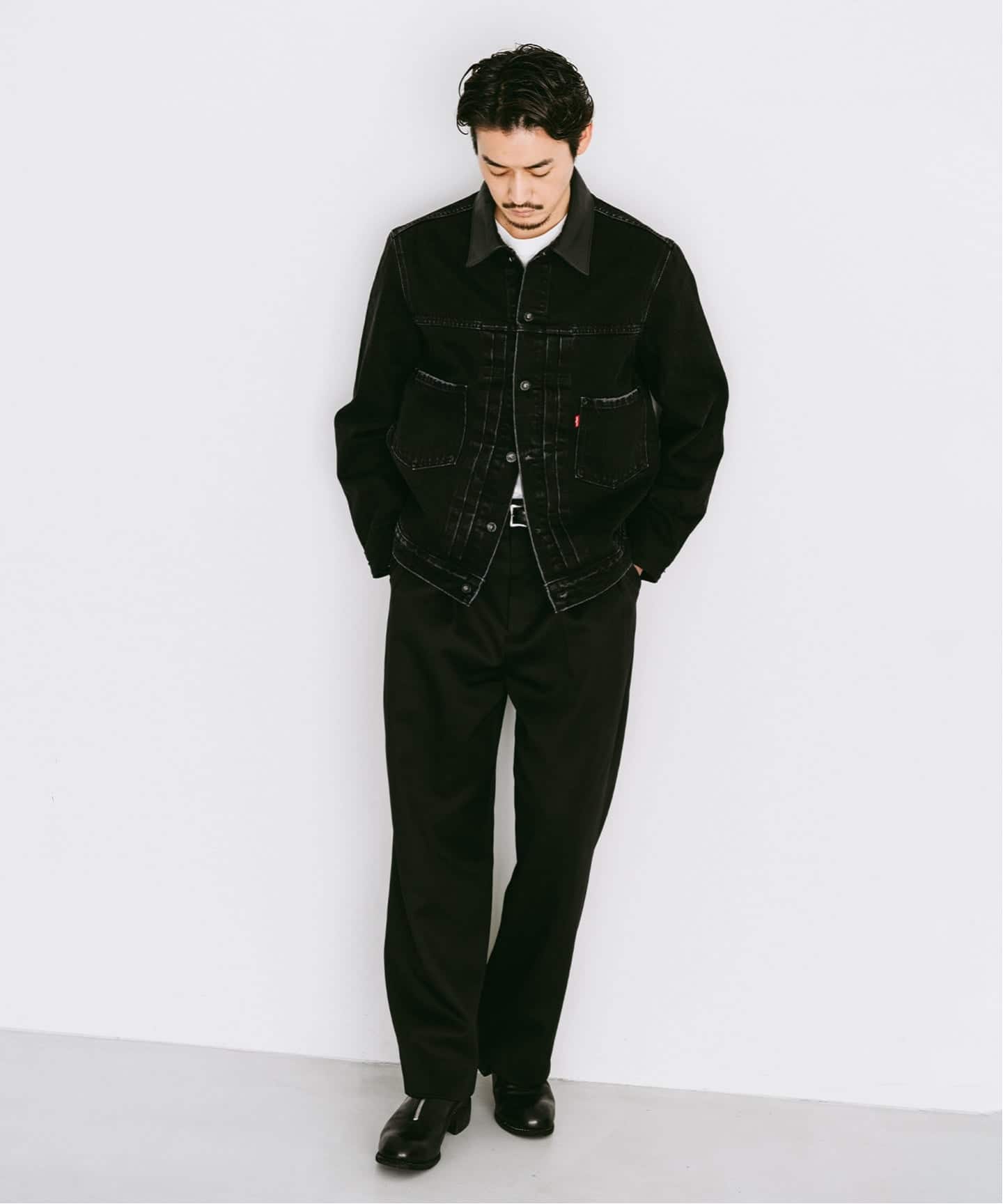 EDIFICE Levi’s 2nd Type トラッカージャケット Mサイズ 再予約》Levi's(リーバイス) 別注 2nd Type トラッカー ジャケット