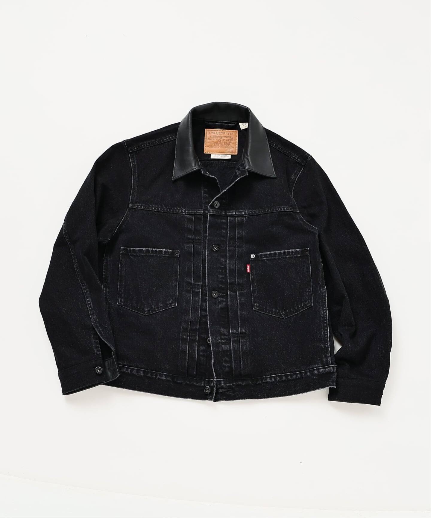 リーバイス MADE&CRAFTED トラッカージャケット 2nd 黒 L エディフィス EDIFICE 《予約》Levi's(リーバイス) 別注 2nd Type
