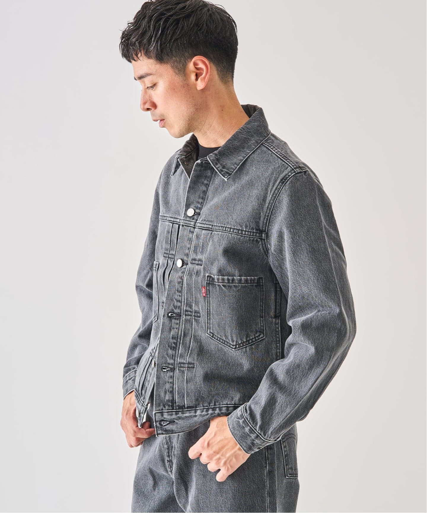 新品リーバイス EDIFICE別注 2nd Type トラッカー ジャケット 予約》Levi's(リーバイス) 別注 2nd Type トラッカー ジャケット