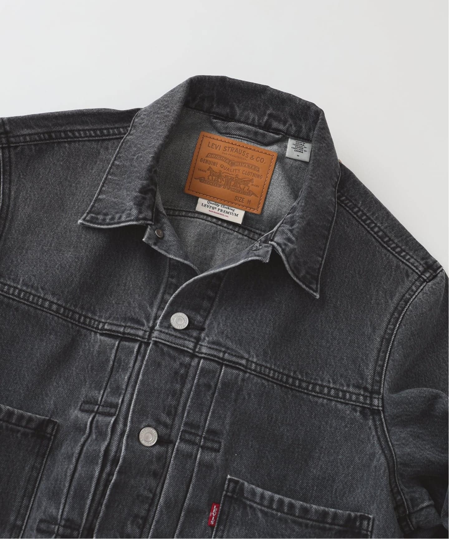 Levi's(リーバイス) 別注 2nd Type トラッカー ジャケット ASH BLACK