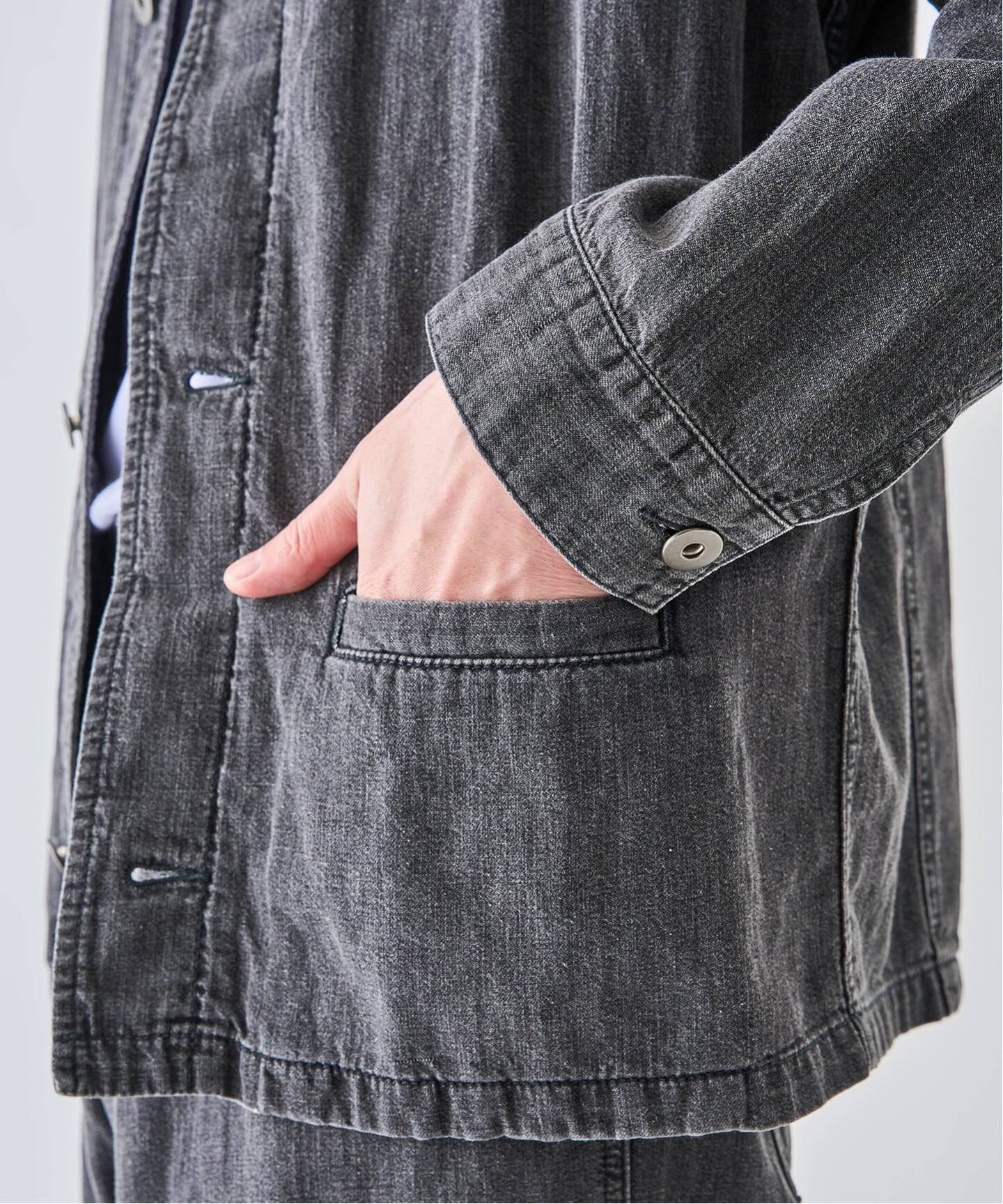SEYA.(セヤ) 別注 DOCK JACKET LINEN DENIM（デニムジャケット