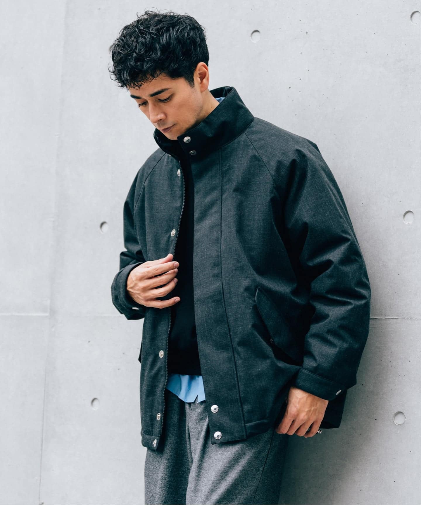 再入荷》MACKINTOSH(マッキントッシュ) 別注スカイスタンドカラー