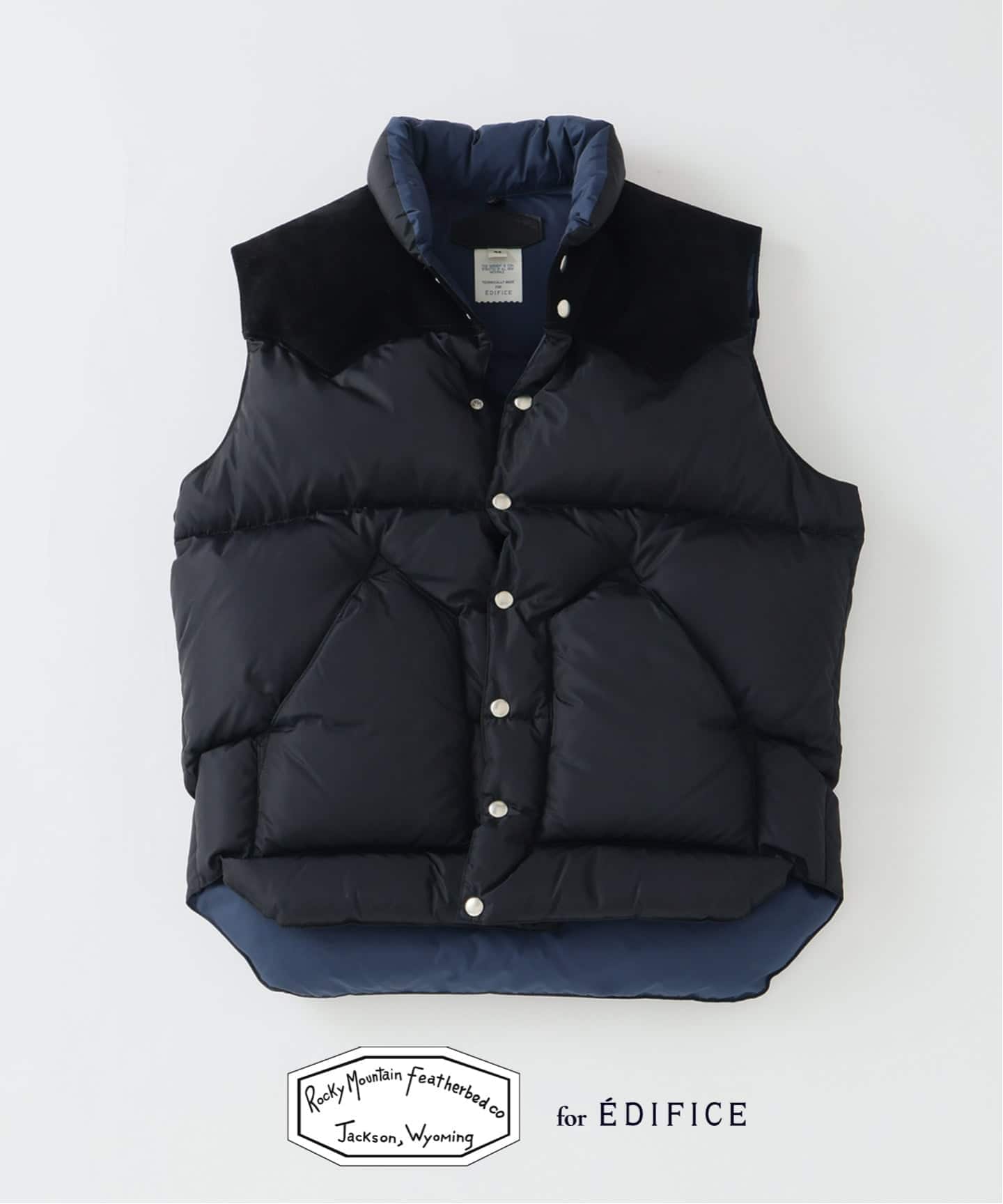 予約》RMFC（ロッキーマウンテン）別注 CHRISTY VEST（ダウン