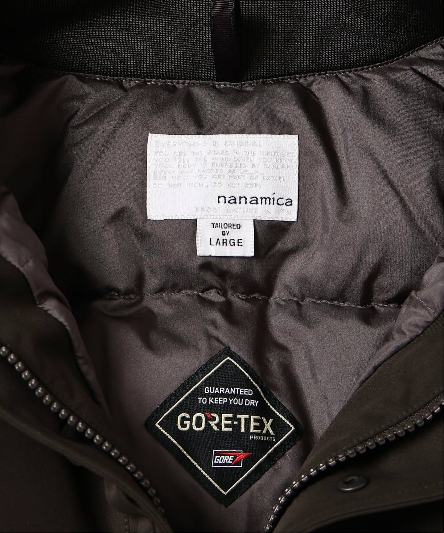 NANAMICA（ナナミカ）別注 GORE-TEX Short Down Jacket（ダウン