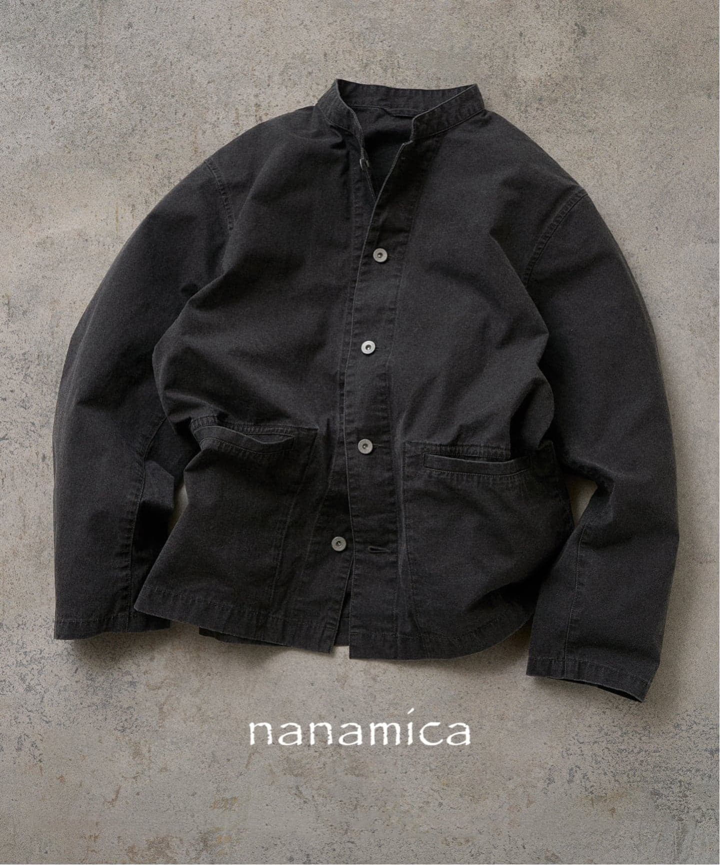 nanamica ブラックM ブルゾン　アウター ナナミカSUBF４５７襟ニット nanamica | ブルゾン | ナナミカ ジャケット・アウター