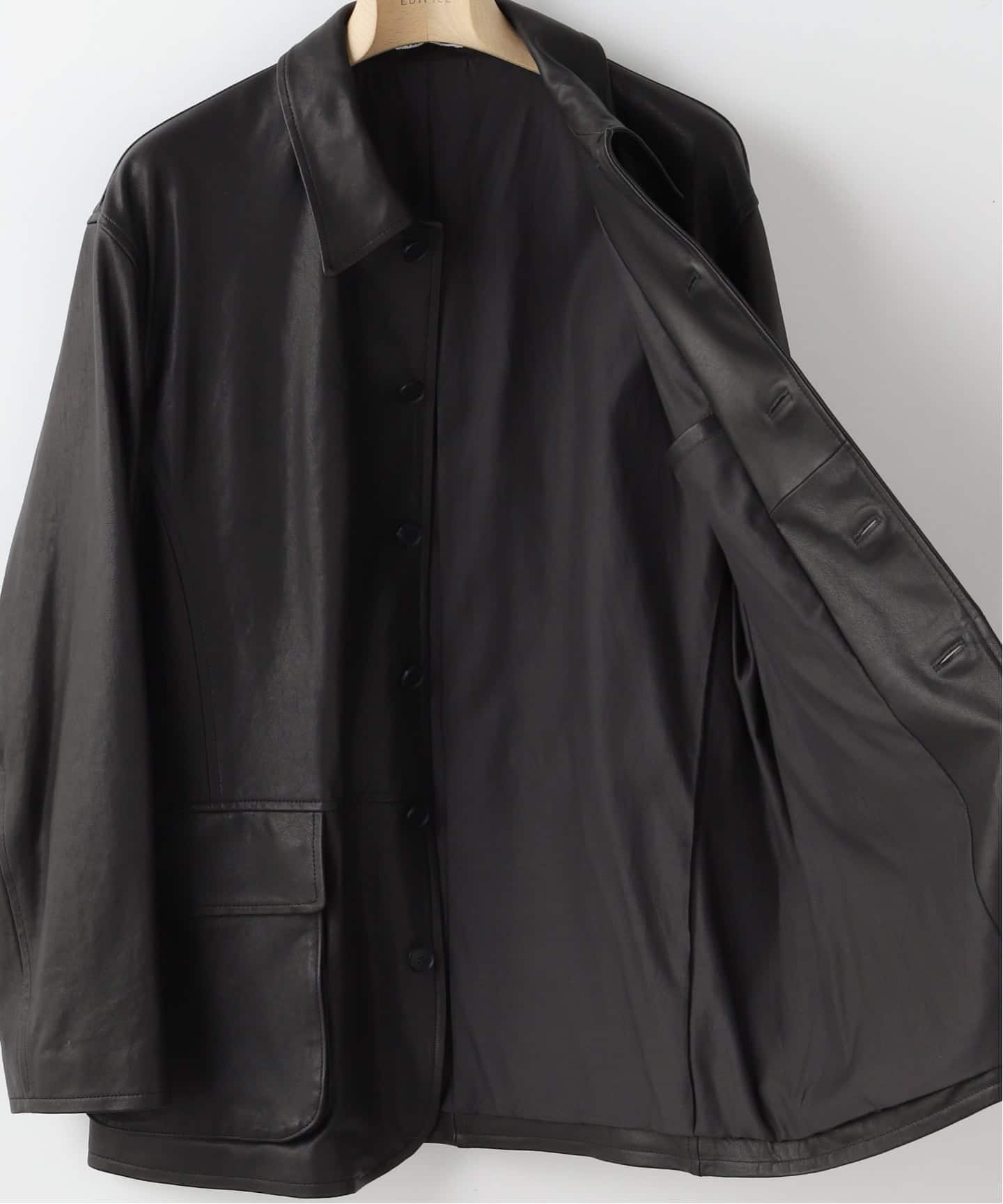 AURALEE (オーラリー)TEXTURED LAMB LEATHER BLOUSON（レザー