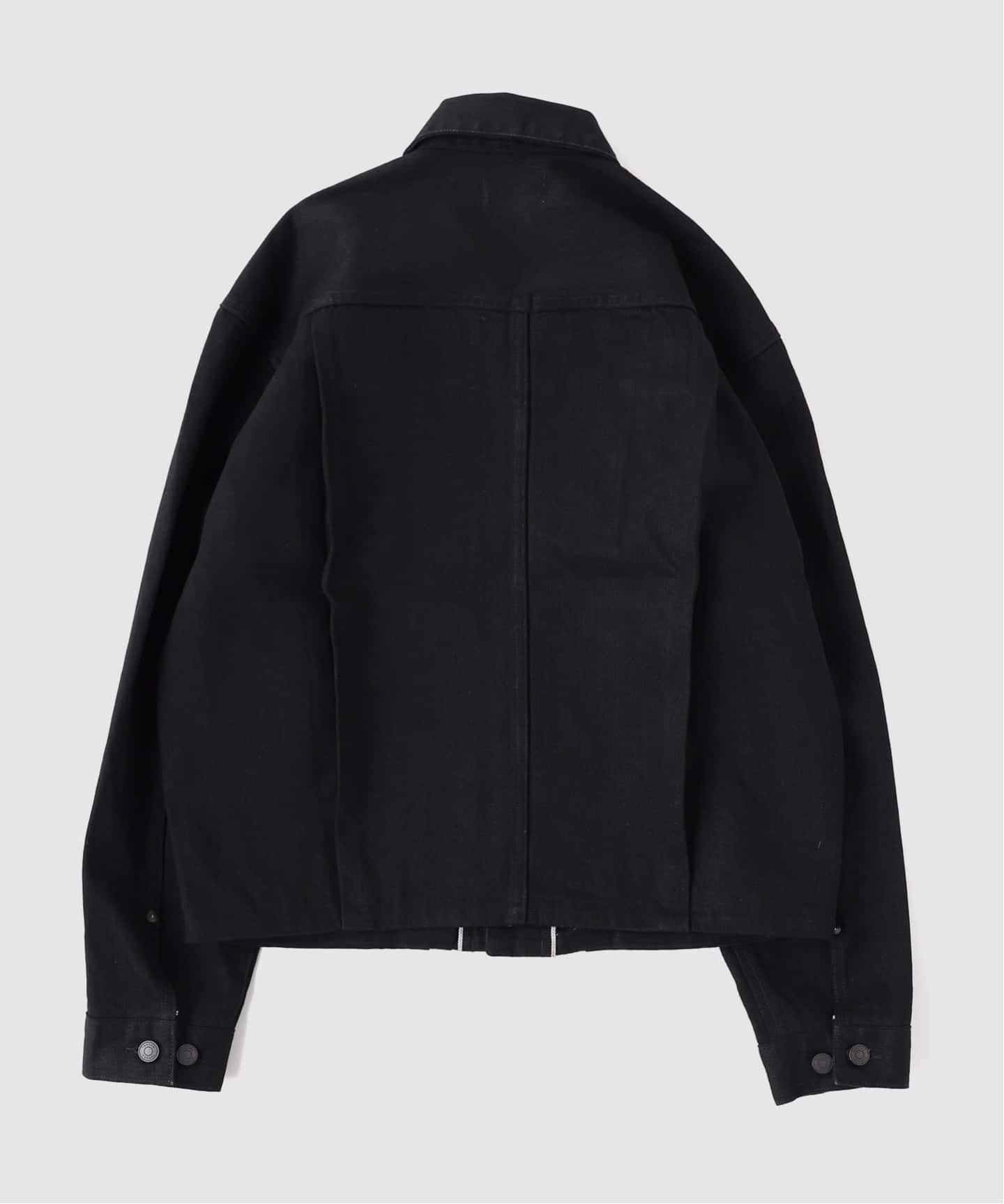 TANAKA (タナカ) THE JEAN JACKET BLACK x BLACK（デニムジャケット