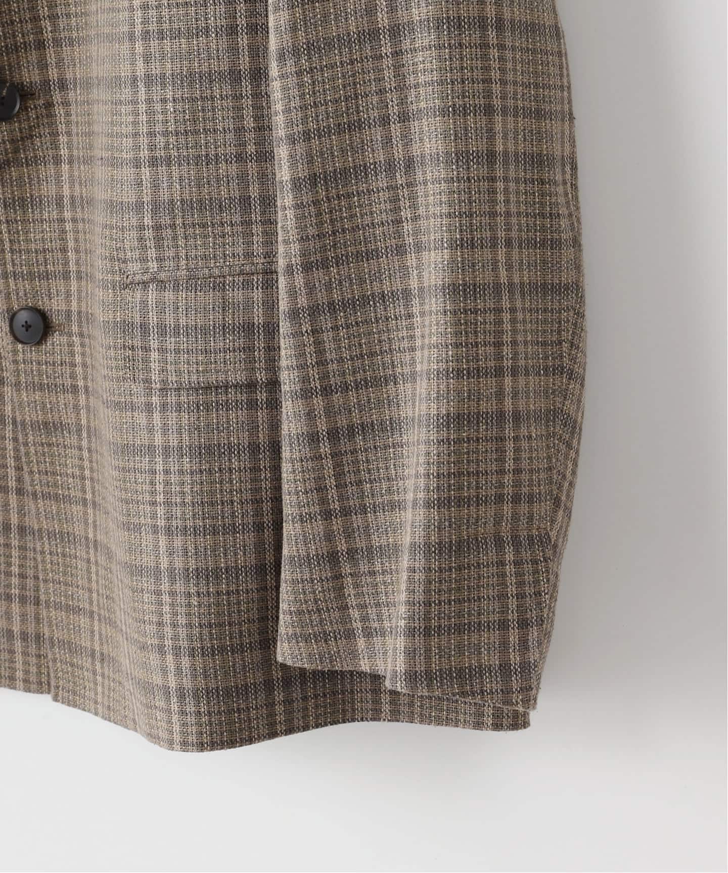 ジャケット・アウター Auralee wool linen jacket AURALEE (オーラリー) SILK LINEN NEP CHECK JACKET（その他ブルゾン