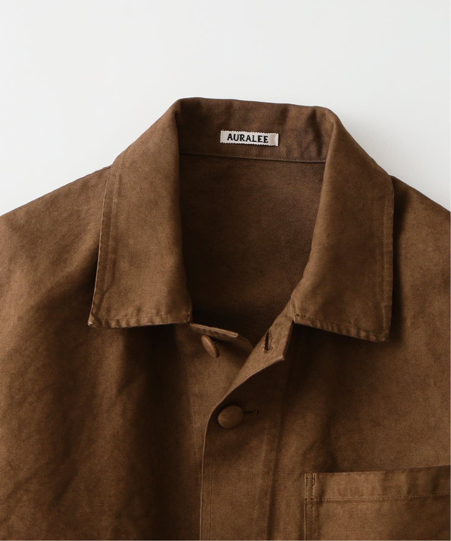 AURALEE (オーラリー) GARMENT-DYED ORGANIC COTTON HEAVY TWILL SHORT AURALEE (オーラリー) GARMENT-DYED ORGANIC COTTON HEAVY TWILL SHORT