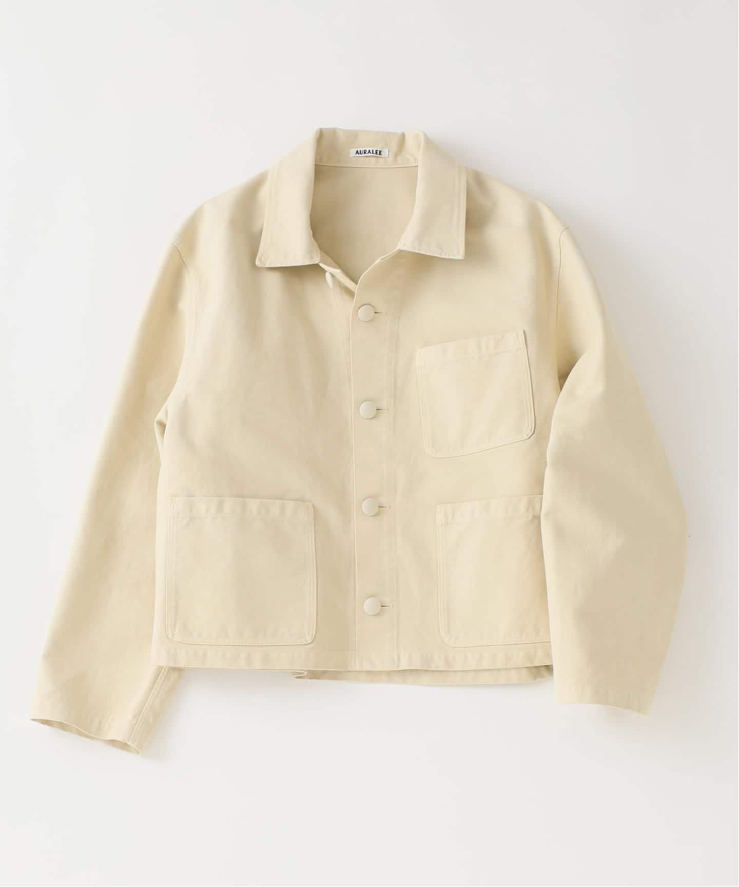 AURALEE (オーラリー) GARMENT-DYED ORGANIC COTTON HEAVY TWILL SHORT