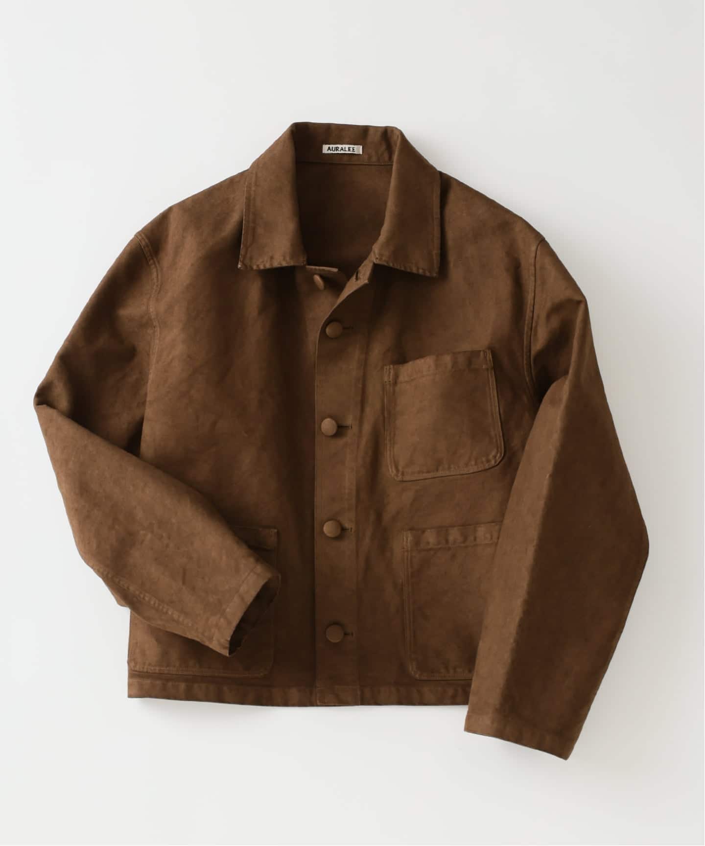 AURALEE (オーラリー) GARMENT-DYED ORGANIC COTTON HEAVY TWILL SHORT