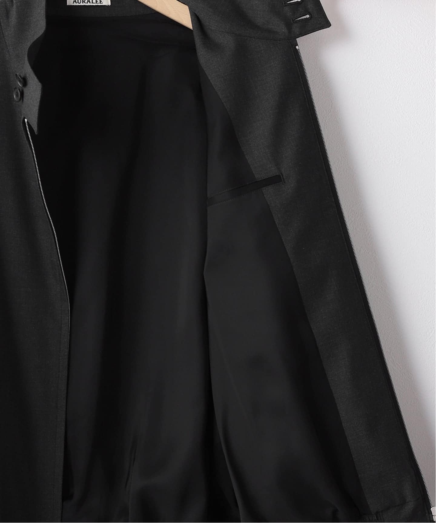 AURALEE (オーラリー) ULTRA FINE TROPICAL WOOL ZIP ブルゾン（その他
