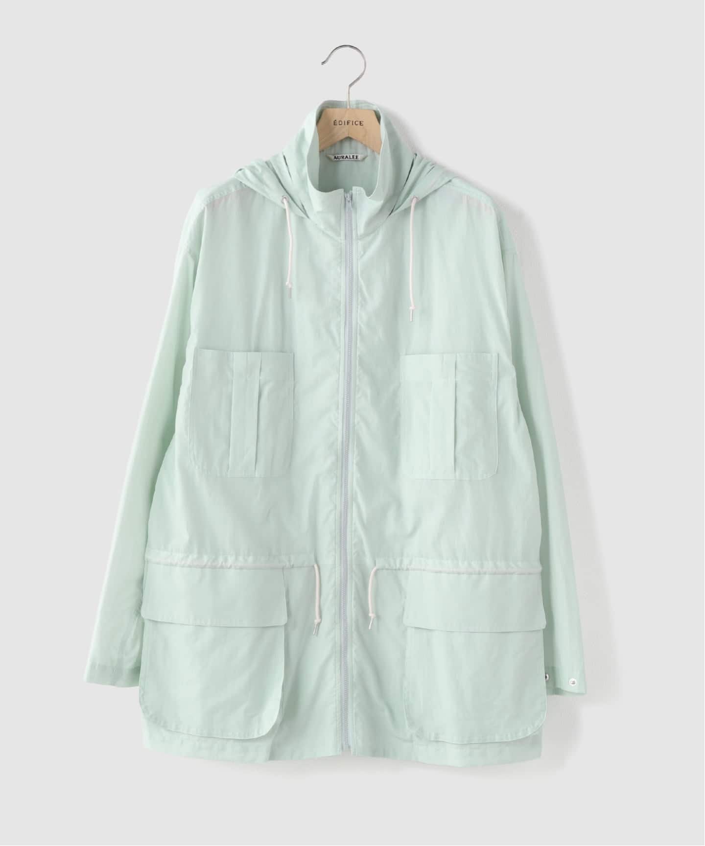 AURALEE オーラリー　フード付きブルゾン　S AURALEE (オーラリー) SUPER FINE COTTON LAWN HOODED ブルゾン