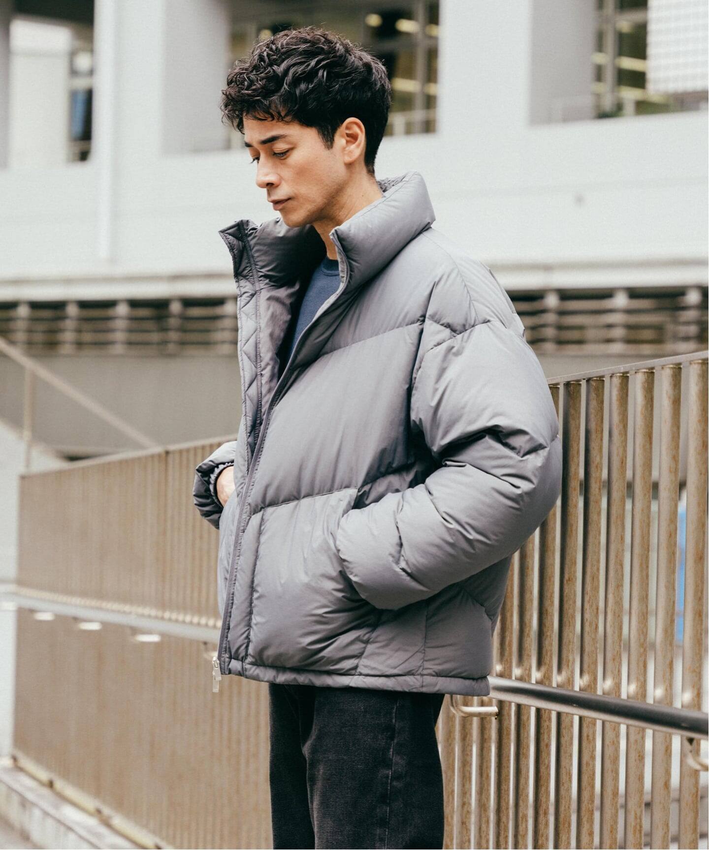   Jeans グレー ダウンジャケット M miffew（ミフュー）別注 キルティング ダウン ジャケット（ダウン