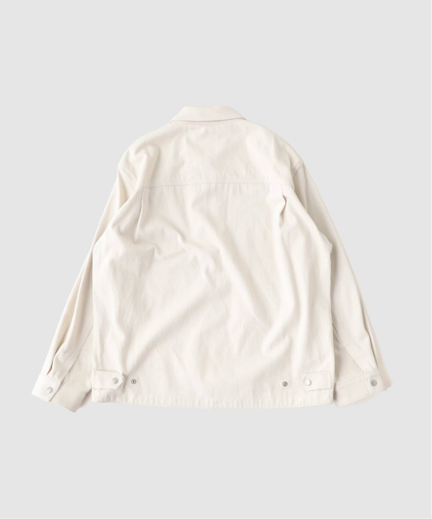 ATON（エイトン）WASHED TWIST COTTON HALF ZIP JACKET（その他