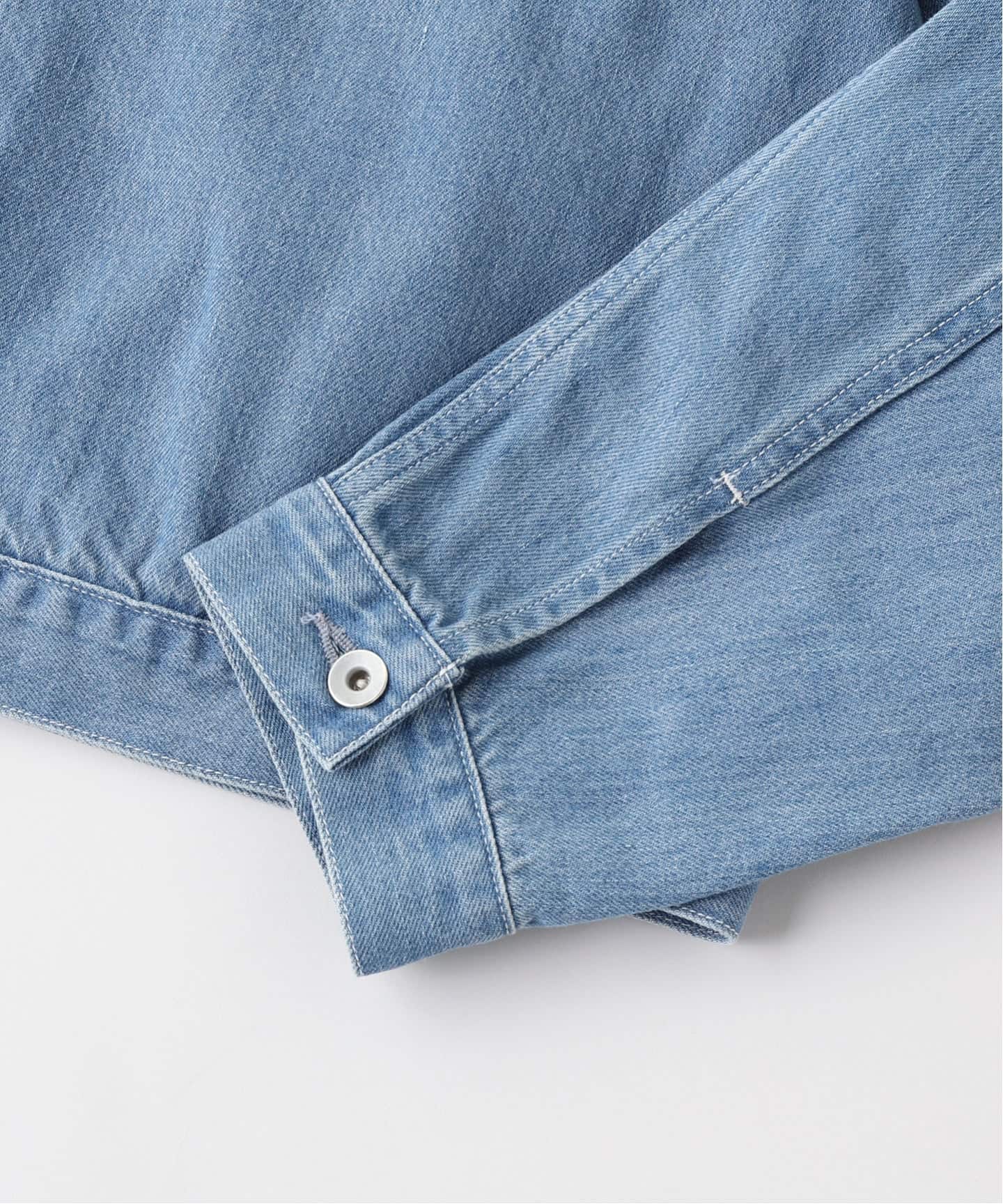 美中古ナナミカ デニムジャケット Sサイズ nanamica（ナナミカ）Short Denim Jacket Light Indigo（デニム