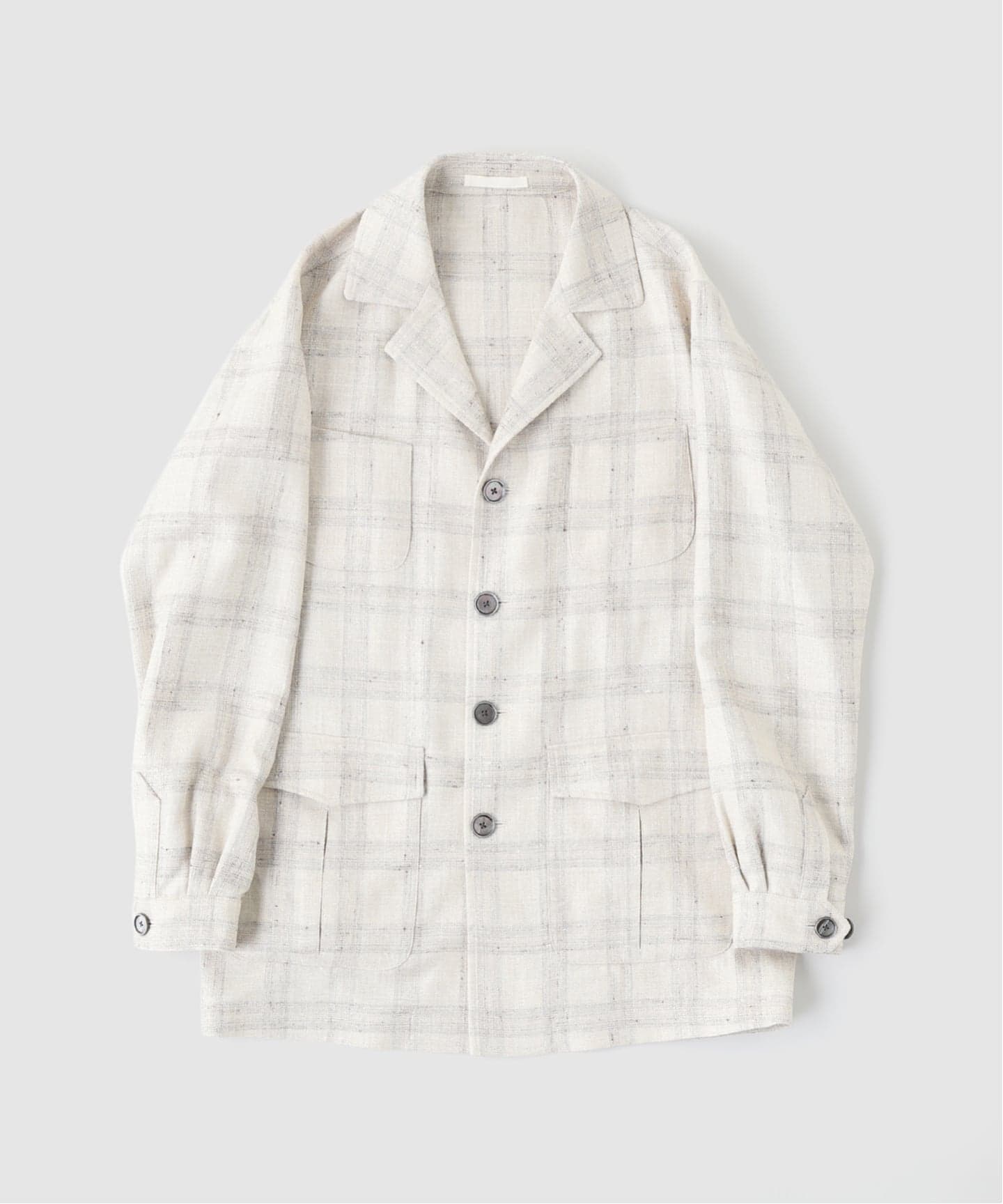 CARUSO(カルーゾ) W/Silk Linen Hunting Pane ジャケット（その他