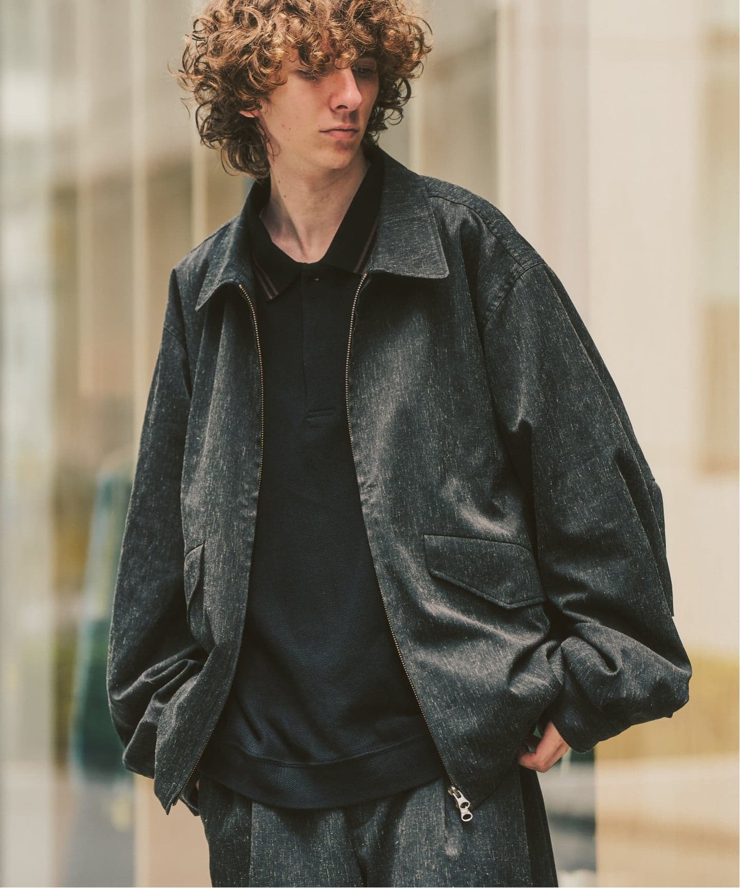 Maison Scotch 30周年記念レース製ブルゾン フェザードストローク ジップブルゾン（その他ブルゾン／アウター