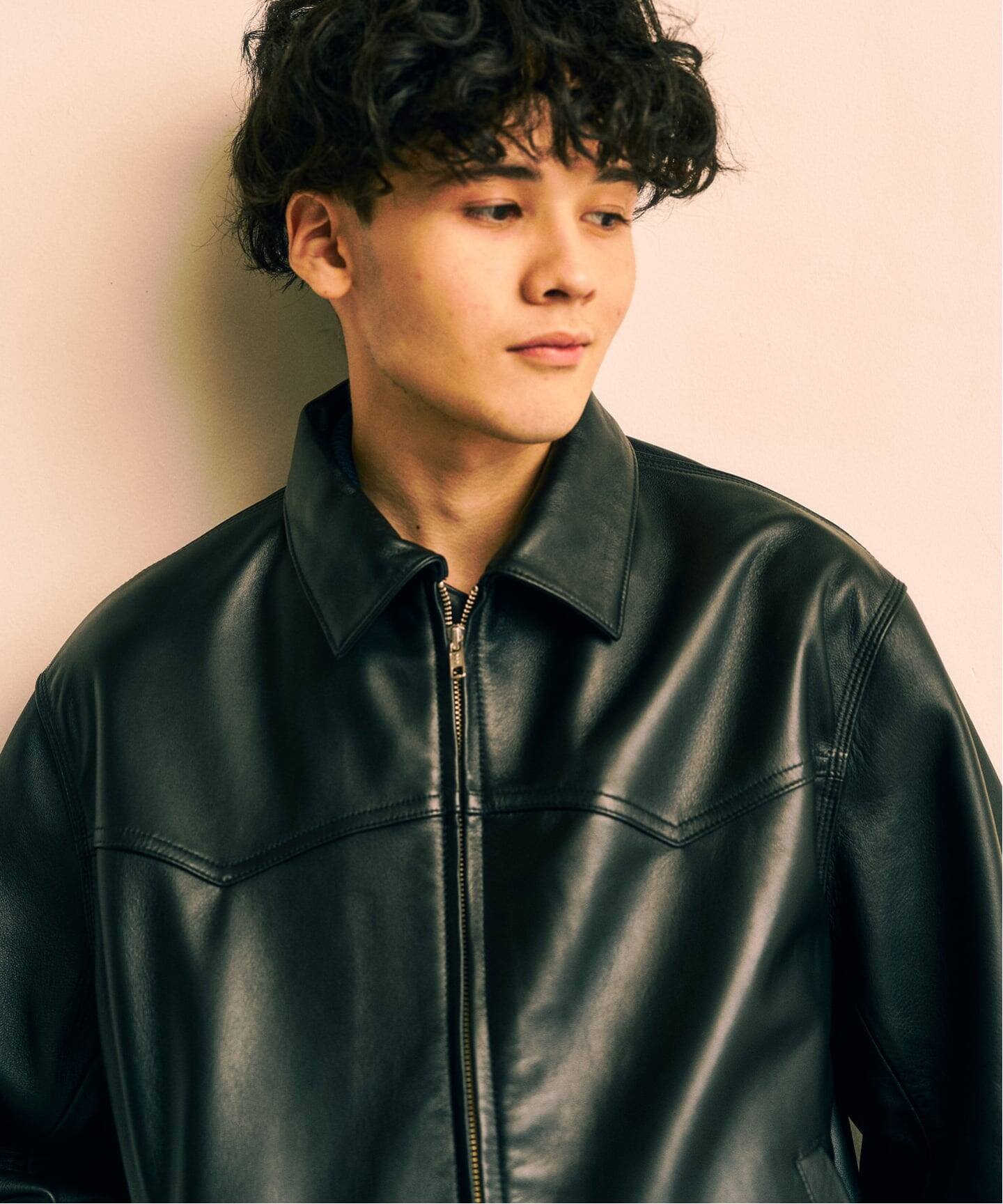 サンタフェ Santa Fe シープレザー ダウンジャケット 48 L 3ga サンタフェ Santa Fe シープレザー ダウンジャケット 48 L 3ga