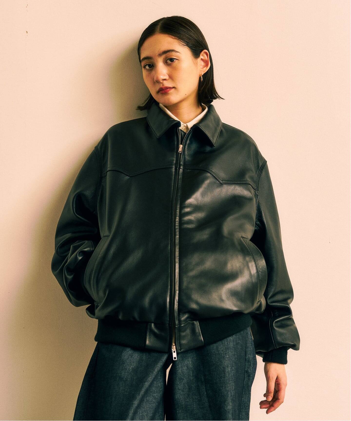 SHEEP LEATHER JACKET / シープレザージャケット（レザージャケット 