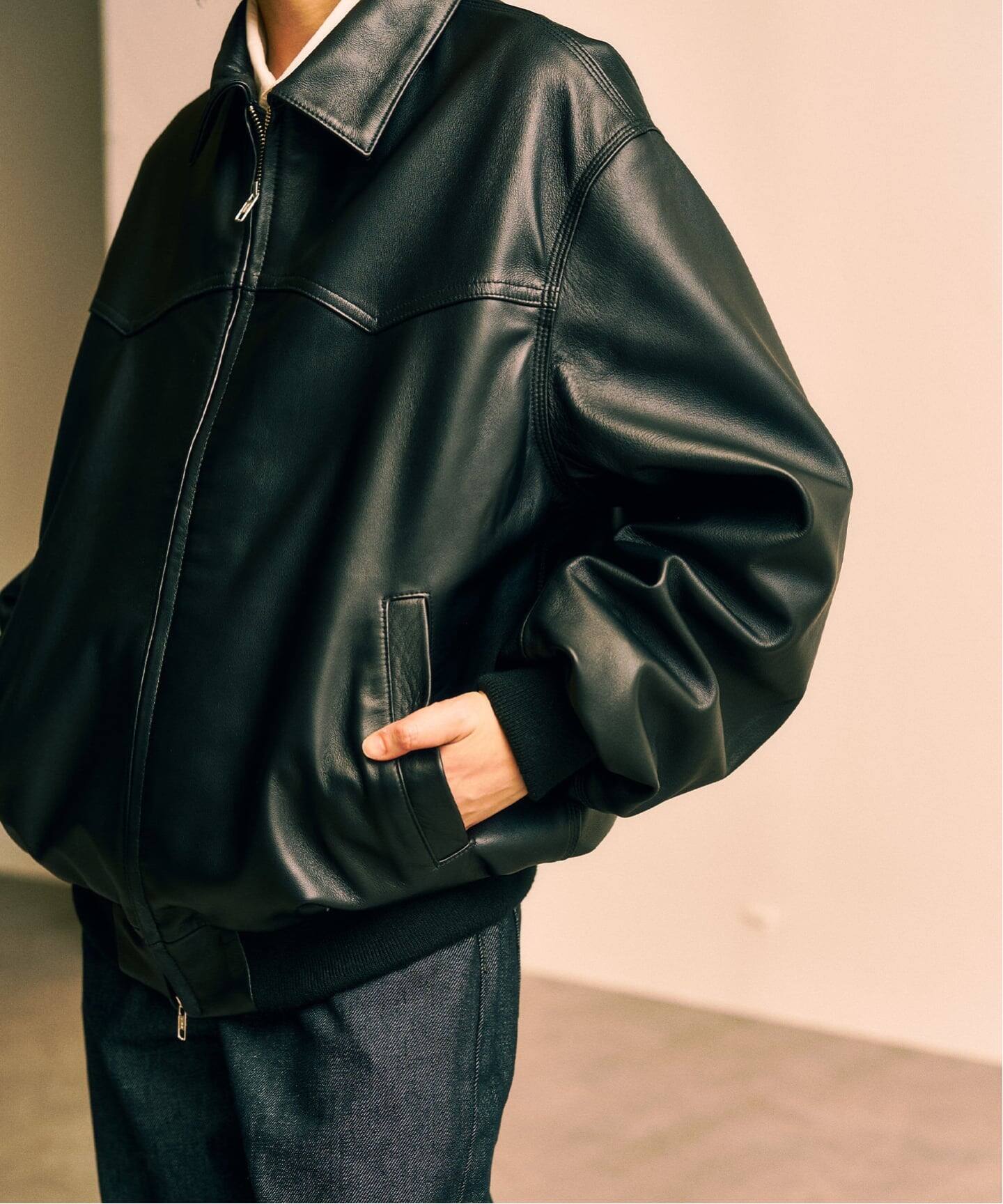 SHEEP LEATHER JACKET / シープレザージャケット（レザージャケット 