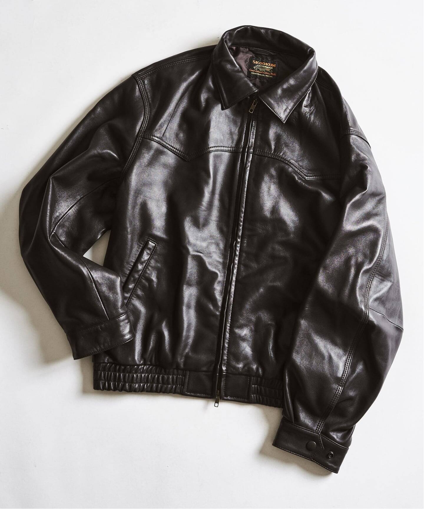 SKOOKUM / スクーカム シープレザーヨークジャケット（レザー 