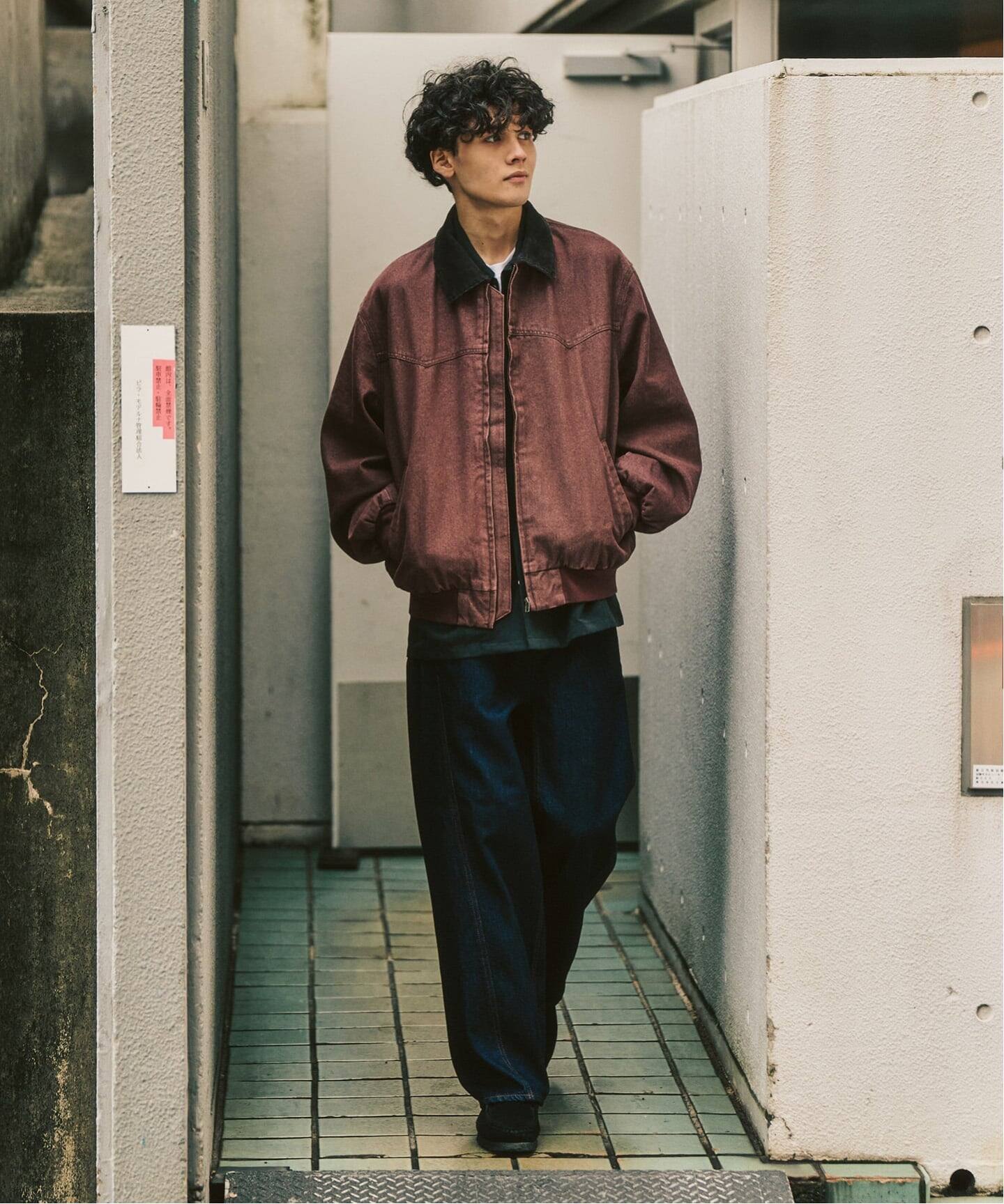 デニム ジップヨークジャケット（デニムジャケット）｜417 EDIFICE