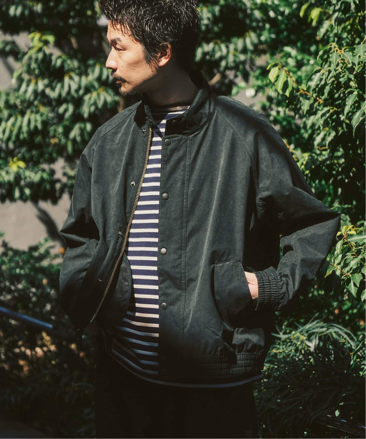 Barbour / バブアー peached blouson transport（ナイロンジャケット