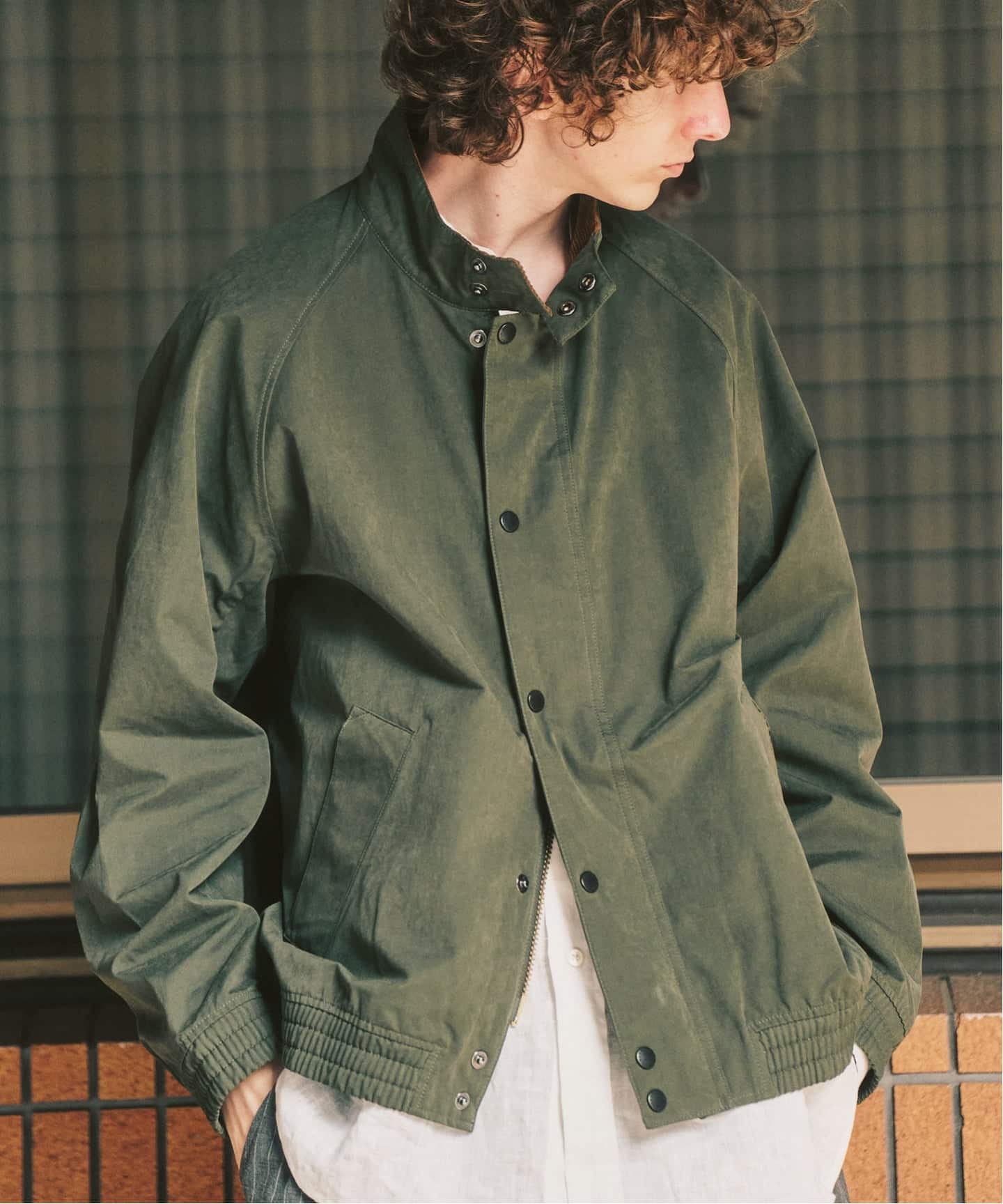Barbour / バブアー peached blouson transport（ナイロンジャケット