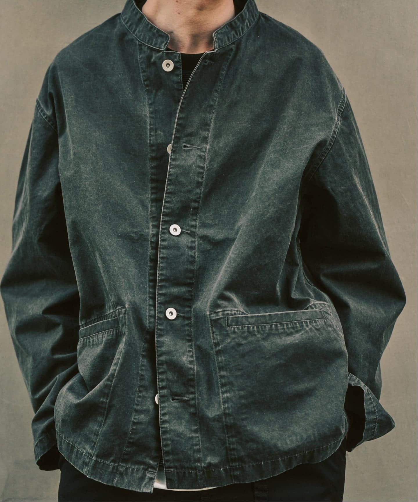 nanamica / ナナミカ】417別注 バンドカラーシャツジャケット（その他