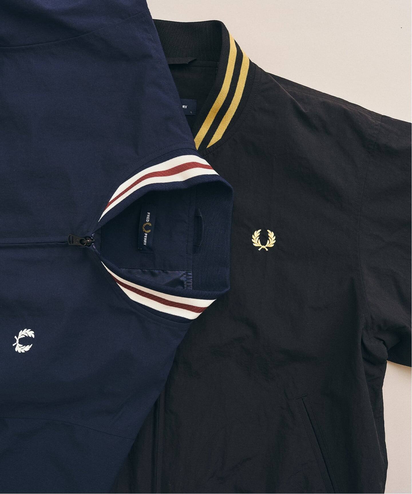 FRED PERRY / フレッドペリー417別注 Tennis Bomberブルゾン（ナイロン