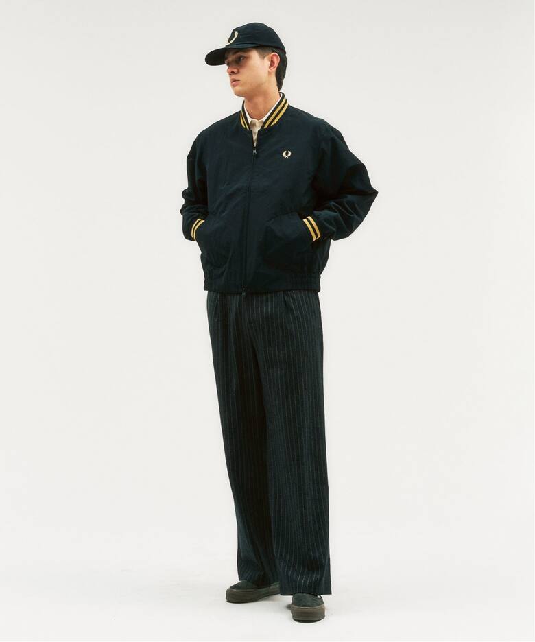 FRED PERRY / フレッドペリー417別注 Tennis Bomberブルゾン（ナイロン 