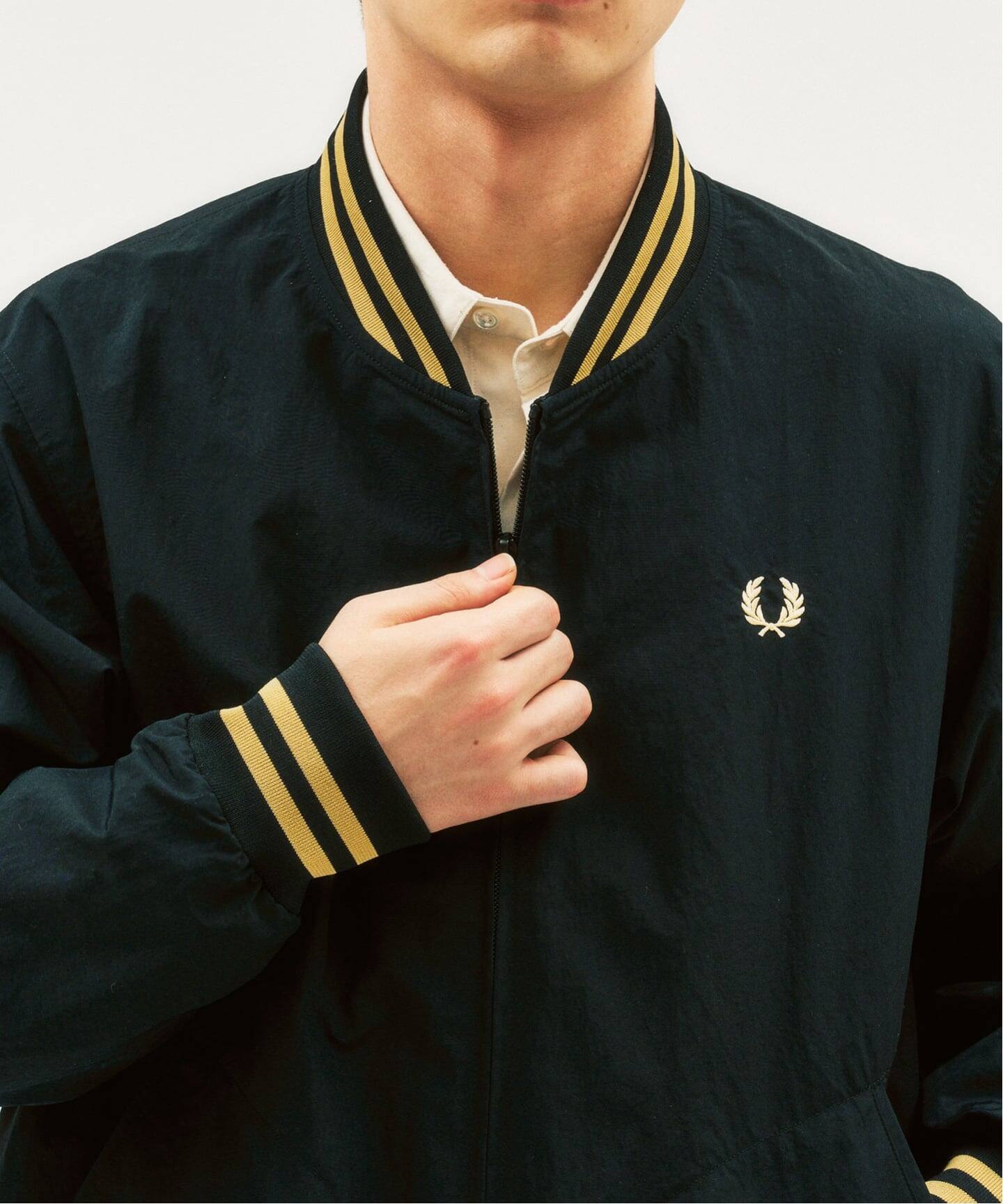 FRED PERRY ナイロンブルゾン FRED PERRY / フレッドペリー417別注 Tennis Bomberブルゾン（ナイロン